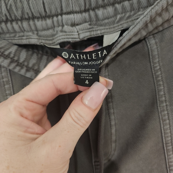 Athleta Farallon Jogger Gray Size 4 - Picture 7 of 7